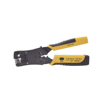 Pinza 3 en 1: Pelacables/ Terminado/ Probador para UTP. Enchufe Modular de Prueba para RJ45/RJ11/RJ22.