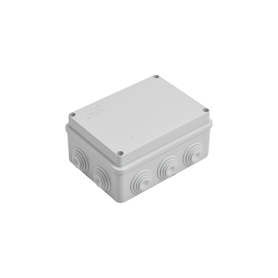 [GW-44-006] Caja Estanca de PVC Para Derivación y Conexión, 10 Entradas, Tapa Atornillada, 150x110x70 mm (Área interna), Uso Exterior IP55, Material que no Propaga el Fuego y Libre de Hálogenos