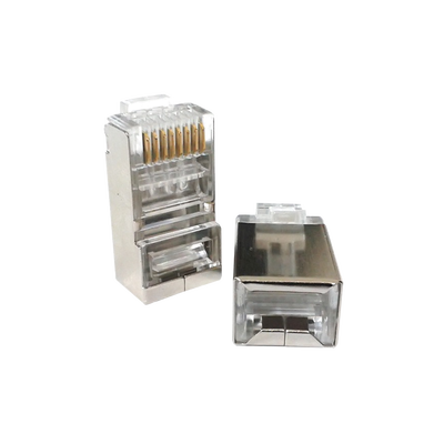 [TC5SW] Conector RJ45 para Cable FTP/STP Categoría 5E - Blindado sin pin a tierra