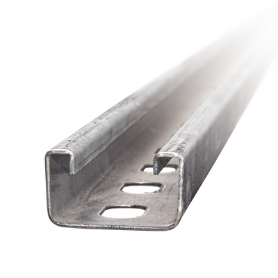 [UNP-4X2-U30-EZ] Unicanal perforado 4x2, 3000 mm, con acabado Electro Zinc