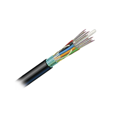 [9PF5C006D-T301A] Cable de Fibra Óptica 6 Hilos, OSP (Planta Externa), Armada, Gel, HDPE (Polietileno de Alta Densidad), Multimodo OM3 50/125 Optimizada, 1 Metro (3.28 Pies)