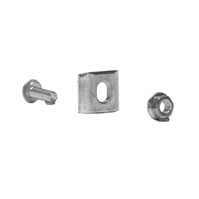[MG-51-KIT3EZ] Kit 3 para unir tramos de charolas, con acabado Electro Zinc 