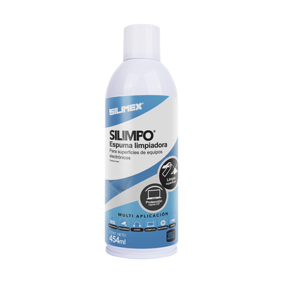 Espuma Limpiadora para Todo Tipo de Superficies Plásticas y Metálicas de Sistemas de Vídeo, Audio, Telefonía y Equipo de Cómputo, Contiene Protectores de Rayos UV, 454 ml