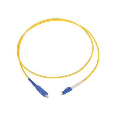 Jumper de Fibra Óptica Monomodo LC/UPC-SC/UPC Simplex de 1 Metro (3.28 Pies)