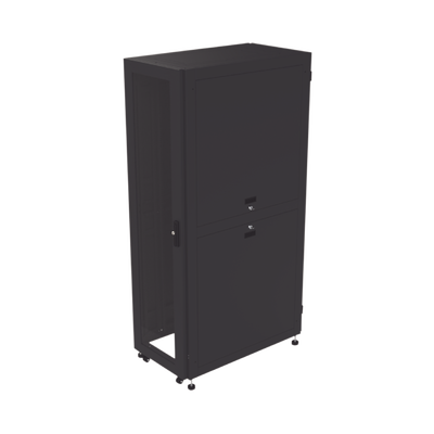 [LP-60100-42U-R2] Gabinete para Telecomunicaciones Rack Estándar de 19", 42UR, 600 mm Ancho x 1000 mm Profundidad. Fabricado en Acero, Se envía el Gabinete Armado.