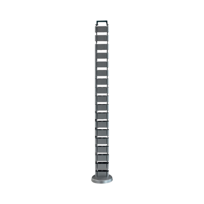 Organizador de Cables Vertical Articulado, Ideal para Llevar los Cables del Piso a Mesa o a la Cubierta del Escritorio de Manera Segura