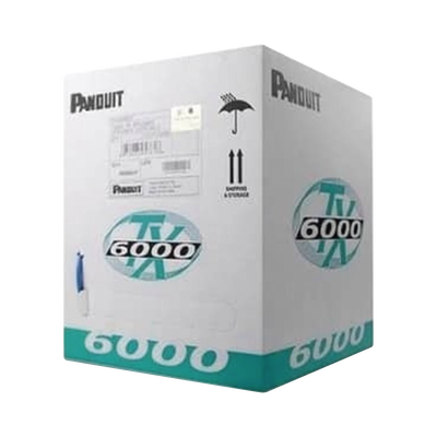 [PUR6004WH-FE] Bobina de Cable UTP 305 m. de Cobre, TX6000™ PanNet, Reelex, Blanco, Categoría 6 Mejorado (23 AWG), PVC (CMR, Riser), de 4 pares