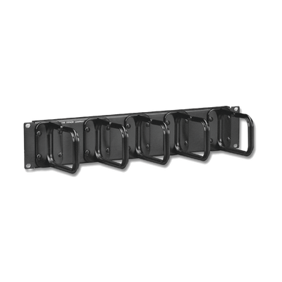Organizador de cable, para montaje aéreo, con 5 soportes, 2UR