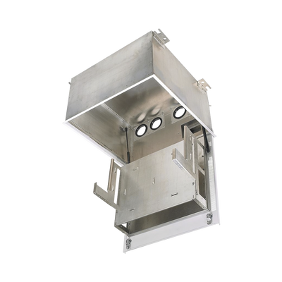 [PZICEA] Gabinete PanZone Premium, de Montaje en Techo, Con 2 UR Para Equipo Activo y 6 UR Para Paneles de Parcheo, Fabricado en Acero, Color Blanco