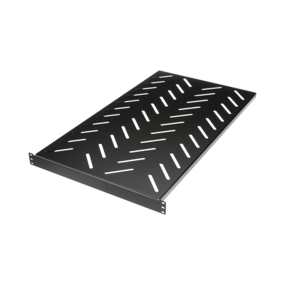 [RSHLF] Charola para Soportar Equipos en Rack de 19" de 4 Postes, Profundidad Máxima de 30 in, Capacidad de Carga de 125 kg, 1 UR