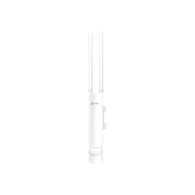 [EAP110-OUTDOOR] Punto de acceso WiFi Omada para exterior, 802.11 b/g/n (2.4 GHz), 2 antenas de 3 dBi desmontables, alimentación PoE pasivo, soporta hasta 50 clientes.