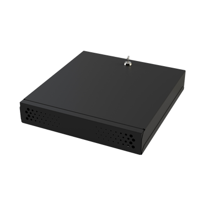 Gabinete Metálico de Seguridad para DVR/NVR, Ancho 396 mm x 78 mm de Alto x 