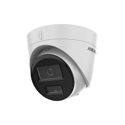 [Dual Light] Turret IP 4 Megapixel / Lente 2.8 mm / 30 mts IR + 30 mts Luz Blanca / Micrófono Integrado / ACUSENSE Lite / Exterior IP67 / H.265 / PoE / ONVIF / Micro SD