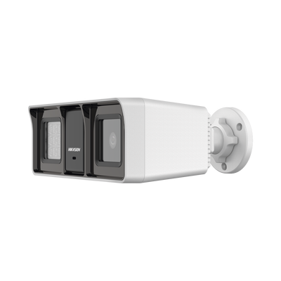 [DS-2CE18K0T-LFS] [Dual Light + ColorVu] Bala TURBOHD 3K (5 Megapixel) / Lente 2.8 mm / 60 mts IR + 60 mts Luz Blanca / Gran Angular 104.9° / Exterior IP67 / Micrófono Integrado / dWDR / 4 Tecnologías