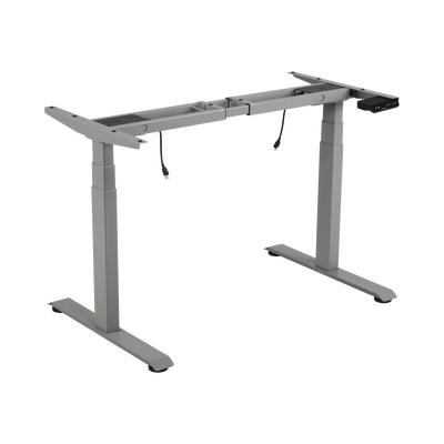 [EM33-2A3] Base de Escritorio Motorizado Profesional / Altura Ajustable 60-125cm / Estructura Estable / Funcionamiento Suave / 3 Preset de Posiciones / Color Gris / Soporta hasta 100Kg de carga 