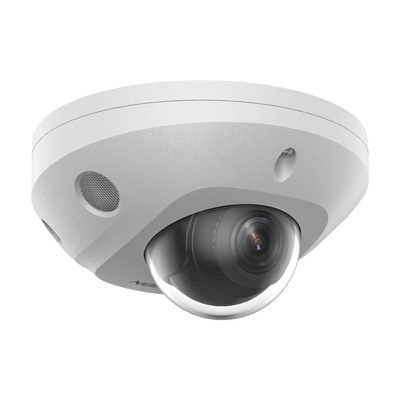 [DS-2CD2563G2-LIS2U] [Dual Light + 2 Micrófonos Integrados] Mini Domo IP 6 Megapixel / Lente 2.8 mm / 30 mts Luz Blanca + 30 mts IR / ACUSENSE / Exterior IP67 / IK8 /  WDR 120 dB / PoE / ONVIF / Micro SD / ACUSEEK