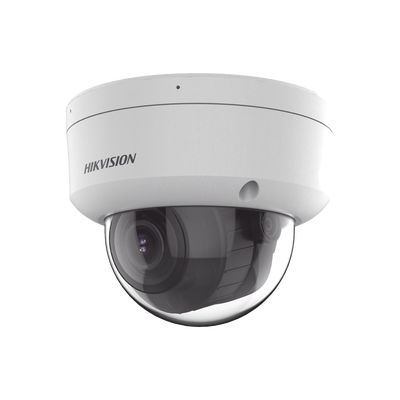 [Dual Light + 2 Micrófonos Integrados] Domo IP 6  Megapixel / Lente Mot. 2.8 a 12 mm / 40 mts Luz Blanca + 40 mts IR / ACUSENSE / Exterior IP67 / IK10 / WDR 120 dB / PoE / ONVIF / Alarmas I/O / Micro SD / Metal / ACUSEEK