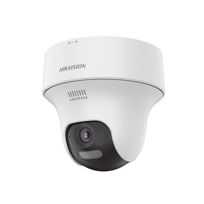 [DS-2CV1F43G2-LIDWF(B)] Turret PT IP 4 Megapixel / Lente 2.8 mm / Dual Light (20 mts IR + 15 mts Luz Blanca) / Wi-Fi / IP54 / dWDR / H.265 / Audio Bidireccional (Micrófono y Bocina) / Micro SD