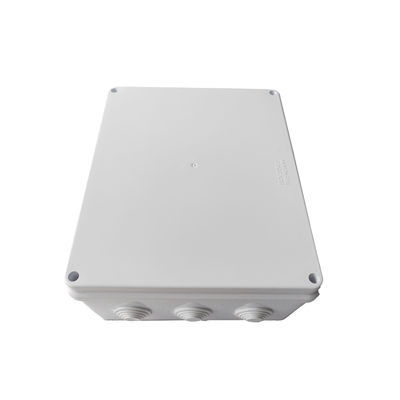 [LP-WBX-300] Caja de Derivación-Conexión para Exterior IP65 con 12 Entradas / 300 x 250 x 120 mm / Sellado Seguro con Empaque + 4 Tornillos / Resiste Agua, Polvo y Sol Directo