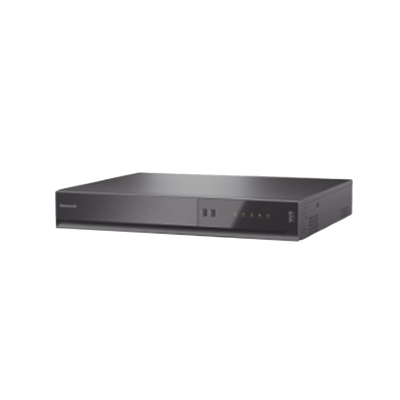 NVR 4K (8 Megapixel)  32 Canales IP / 16 Puertos PoE+ / H.265 / ONVIF / NDAA / Soporta 40 TB (No Incluido) / Audio y Alarmas I/O / Soporta IA Serie 35 / Honeywell Security