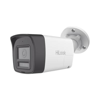 [Audio Bidireccional + Dual Light + ColorVu] Bala TURBOHD 2 Megapixel (1080p) / Lente 2.8 mm / 30 mts IR EXIR + 20 mts Luz Blanca / Micrófono y Bocina Integrado / Exterior IP67 / Metal / dWDR