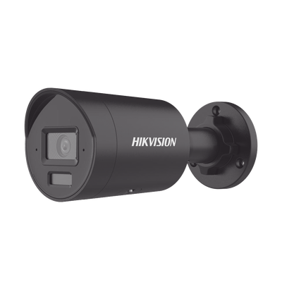 [Dual Light + 2 Micrófonos Integrados] Bala IP 4 Megapixel / Color Negro / Lente 2.8 mm / 40 mts Luz Blanca + 40 mts IR / ACUSENSE / Exterior IP67 / WDR 120 dB / PoE / ONVIF / Micro SD / Metal / ACUSEEK