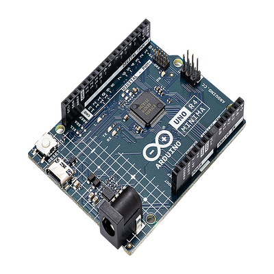[ABX-00080] Placa Desarrollo Arduino UNO R4 Minima / Microcontrolador Renesas RA4M1 32-bit Cortex-M4 / 48 MHz / 256 kB Flash / 32 kB SRAM / 14 Digital I/O / 6 Analog Inputs / USB-C / Compatible con Shields UNO