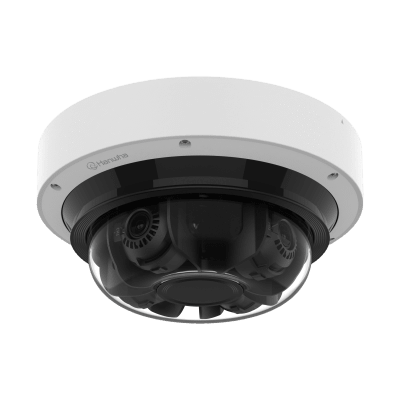 Camara IP Multi sensor 32MP (4 CH x 8MP ) con Inteligencia Artificial / Lente Motorizado de 3.3 a 5.7mm / WDR 120dB / Protección IP66 / IK10 / NEMA4X / Deteccion de Personas y Vehiculos