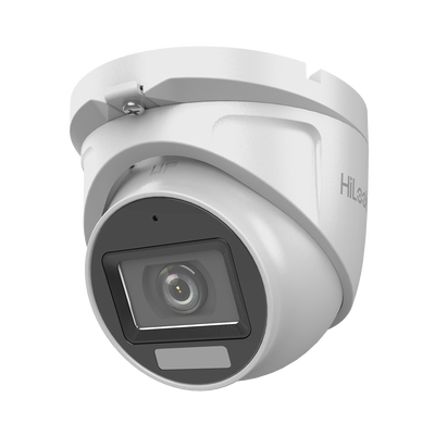 [Dual Light + ColorVu] Turret TURBOHD 2 megapixel / 30 mts IR + 20 mts luz blanca/ Lente 2.8 (100° de Visión) / Exterior IP66 / Audio por Coaxitron / TVI-AHD-CVI-CVBS / Metal / Smart-Hybrid Light