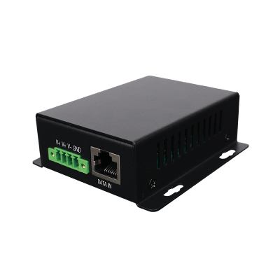 Inyector PoE Industrial / Ideal para Aplicaciones Solares / Entrada 9-32 Vcc / Salida PoE pasivo 24V / Conexión plug and play / Ideal para Enlaces Inalámbricos (Ubiquiti, Cambium, Mimosa, MikroTik)