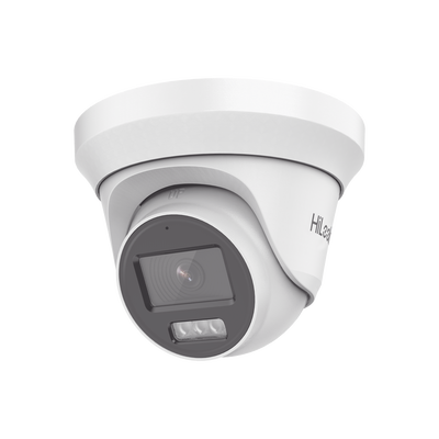 [THC-T257-LTS] [Audio Bidireccional + Dual Light + ColorVu] Turret TURBOHD 3K / 5 Megapixel / Lente 2.8 mm / 40 mts IR EXIR + 40 mts Luz Blanca / Micrófono y Bocina Integrado / Exterior IP67 / dWD