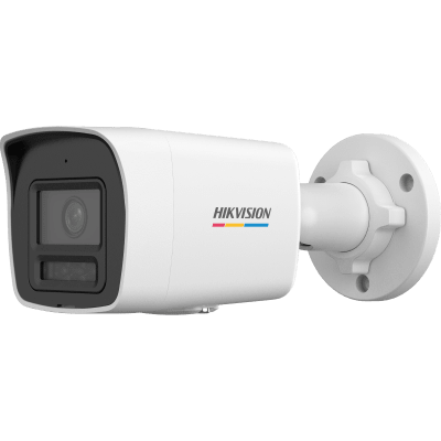 [ColorVu 3.0 + MD 3.0] Bala IP 4 Megapixel / Lente 2.8 mm / Dual Light (30 mts IR + 30 mts Luz Blanca) / Micrófono Integrado / Detección de Movimiento 3.0 / Exterior IP67 / WDR / PoE / Micro SD 