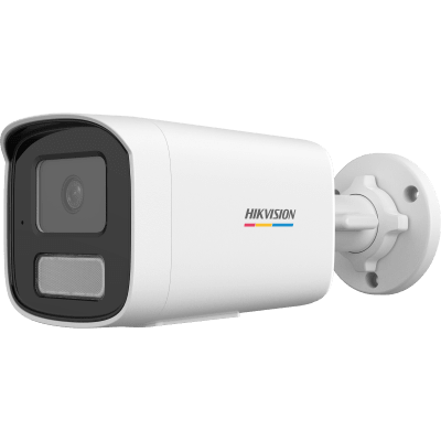 [ColorVu 3.0 + MD 3.0]Bala IP 4 Megapixel / Lente 4 mm / 50 mts IR + 50 mts Luz Blanca / Micrófono Integrado / Motion Detection 3.0 / Exterior IP67 / WDR 120 dB / PoE / Micro SD 