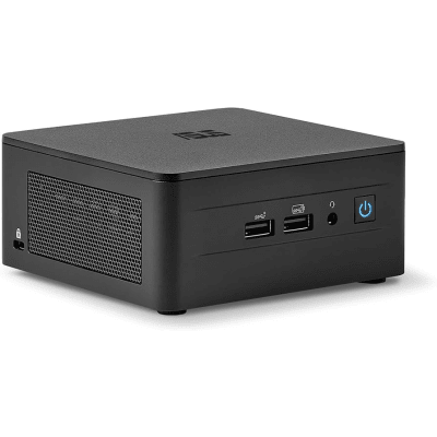 Mini PC NUC Barebone / Core i7-1360P (13 Gen) / Wi-Fi 6E + 2.5GbE / Bluetooth / No incluye Memoria RAM, SSD y S.O.  / Incluye fuente