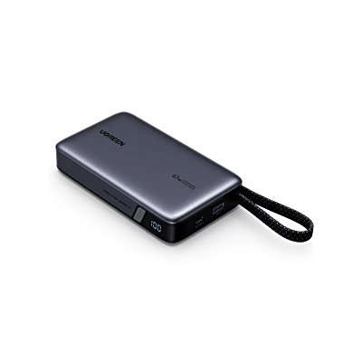 Power Bank 20000mAh / 67W USB-C con Cable Integrado / 1C1A / PD3.0 PPS QC4.0 / Batería 72Wh Li-ion 21700 / Carga Rápida 65W / PC+ABS V-0