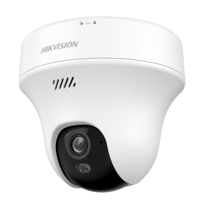 Turret PT IP 5 Megapixel (3K) Megapixel / Lente 2.8 mm / Dual Light (10 mts IR + 10 mts Luz Blanca) / Wi-Fi 6 / Interior / ACUSENSE / dWDR  / H.265 / Audio Bidireccional (Micrófono y Bocina) / 5 VCD