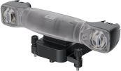 Luz de búsqueda, 30W LED Blanco, 100m Alcance, Algoritmo AI, Luz Roja/Azul/Amarilla, Láser Verde, Compatible Mavic3Enterprise/Matrice4, Peso 130g
