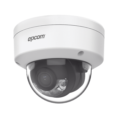 Domo IP 4 Megapixel / Lente 2.8 mm / ColorVu / ACUSENSE  / PoE / H.265+ / IP67 / IK08 / WDR 120 dB 