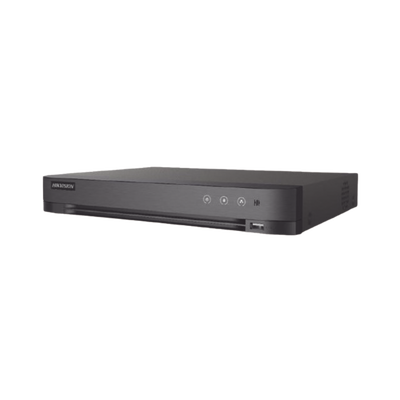 DVR 8 Canales TURBOHD + 4 Canales IP / 5 Megapixel Lite - 3K Lite / Audio de Dos Vías por Coaxitron / Reconocimiento Facial / ACUSENSE (Evita falsas alarmas) / 1 Bahía de Disco Duro / Salida de Video en Full HD