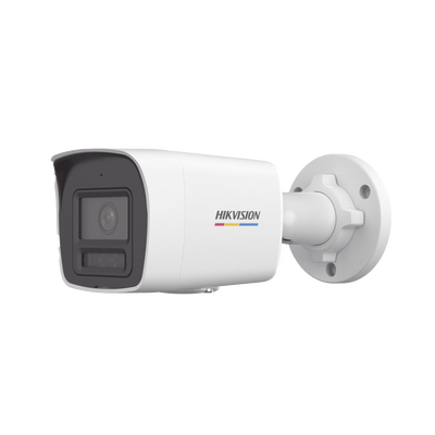 [DS-2CD1027G2H-LIUF] [Dual Light + ColorVu] Bala IP 2 Megapixel / Lente 2.8 mm / 30 mts IR + 30 mts Luz Blanca / Micrófono Integrado / ACUSENSE Lite / Exterior IP67 / dWDR / PoE / Micro SD 