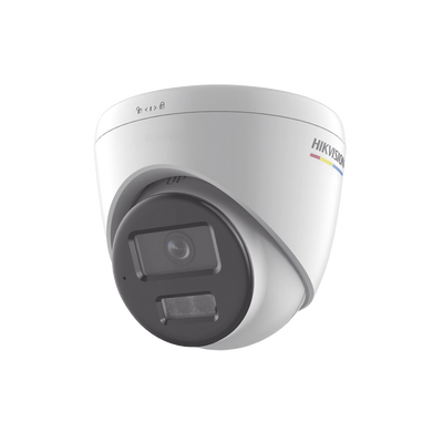 [Dual Light + ColorVu] Turret IP 6 Megapixel / Lente 2.8 mm / 30 mts IR + 30 mts Luz Blanca / Micrófono Integrado / ACUSENSE Lite / Exterior IP67 / WDR 120 dB / PoE / Micro SD 