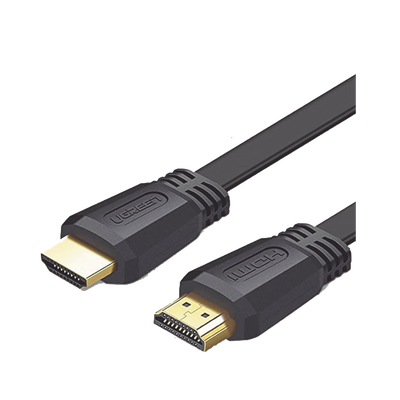 [50820] Cable HDMI 2.0 Plano de 3 Metros (9.84 Pies) / 4K@60Hz / HDR / 3D / HEC (Canal Ethernet HDMI) / ARC (Canal de Retorno de Audio) / Color Profundo de 48 Bits / Audio de 32 Canales / HDCP / Audio Dolby True HD 7.1 / 18 Gbps / EstaÑado y Triple Blindaje / An