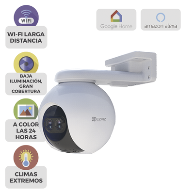 [CSC8PF]  PT IP 2 Megapíxel / Lente Dual (2.8 mm y 12 mm) / Wi-Fi / Detección Humana / Visión Nocturna en Color / Cobertura Visual 360° / Notificación Push  / Ranura para Memoria 512 GB