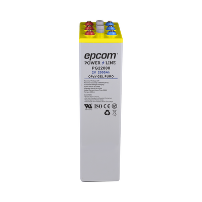 Batería de respaldo 2 V | 2,000 Ah | GEL PURO OPzV  | Ciclo profundo  | Uso en Aplicaciones Fotovoltaicas y de Respaldo