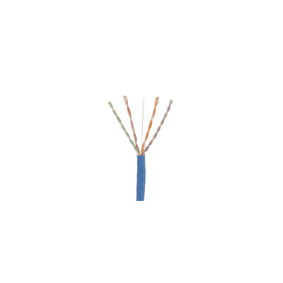 Bobina de Cable UTP 305 Metros (1000 Pies) de Cobre, TX6000? PanNet, Azul, Categoría 6 (24 AWG), CMP (Plenum), de 4 Pares