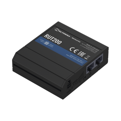 Router Industrial LTE 4G / 150 Mbps Cat 4 / 2 Puertos Ethernet / WiFi 2.4 GHz / Montaje DIN / -40°C a 75°C
