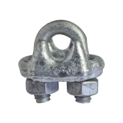 [NUDO-516-FJG] Nudo/ Perro/ Abrazadera Acero Forjado para Cable de 5/16", Galv. por Inmersión en Caliente.