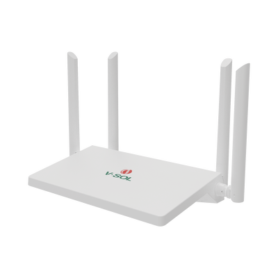Router Inalámbrico WiFi 6 / 4 puertos LAN Gigabit/ Soporta MESH con las ONUs WiFi 6 de V-SOL / Diseño Compacto