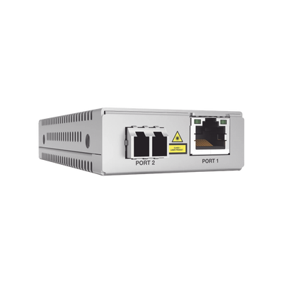 [AT-MMC200/LC-960] Convertidor de medios Fast Ethernet a 100FX conector LC, Multimodo