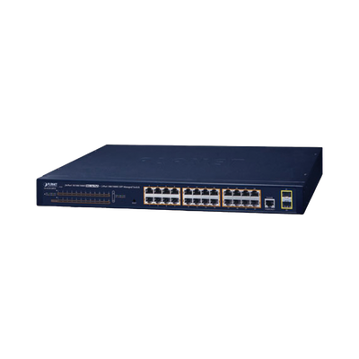 [GS-4210-24P2S] Switch PoE Administrable Capa 2 / 24 Puertos10/100/1000BASE-T / 2 SFP 100/1000BASE-X / POE 802.3af/at